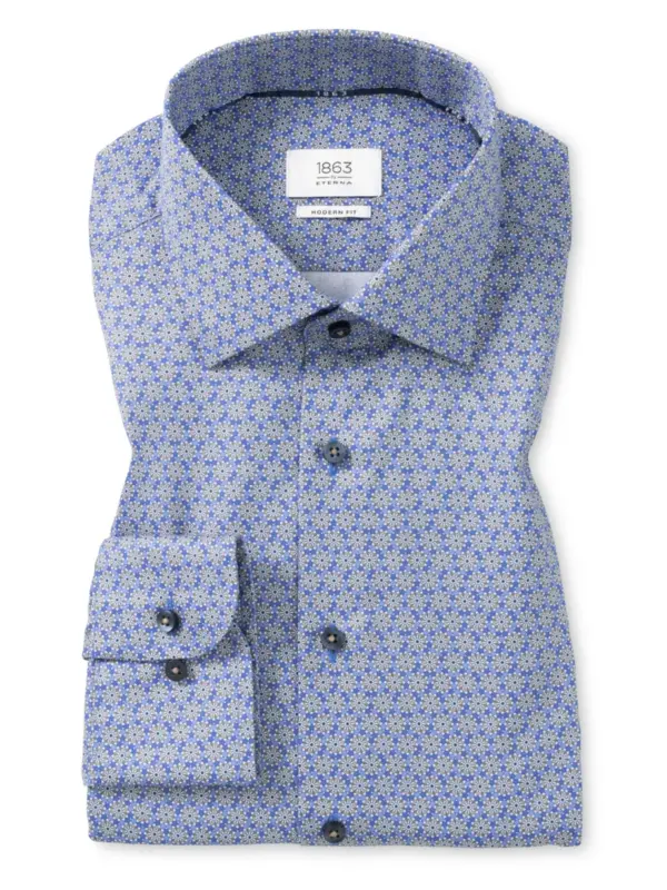 Eterna Modern fit Skjorte 2617/X669 Navy