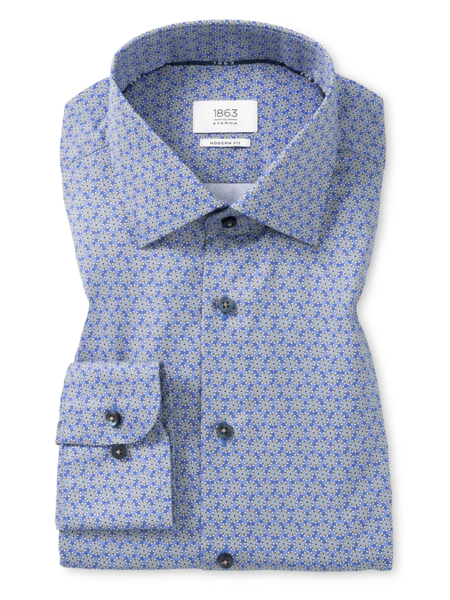 Eterna Modern fit Skjorte 2617/X669 Navy