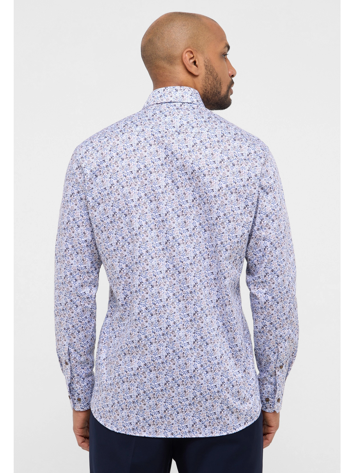 Eterna Modern fit Skjorte 4221/X18K Blue