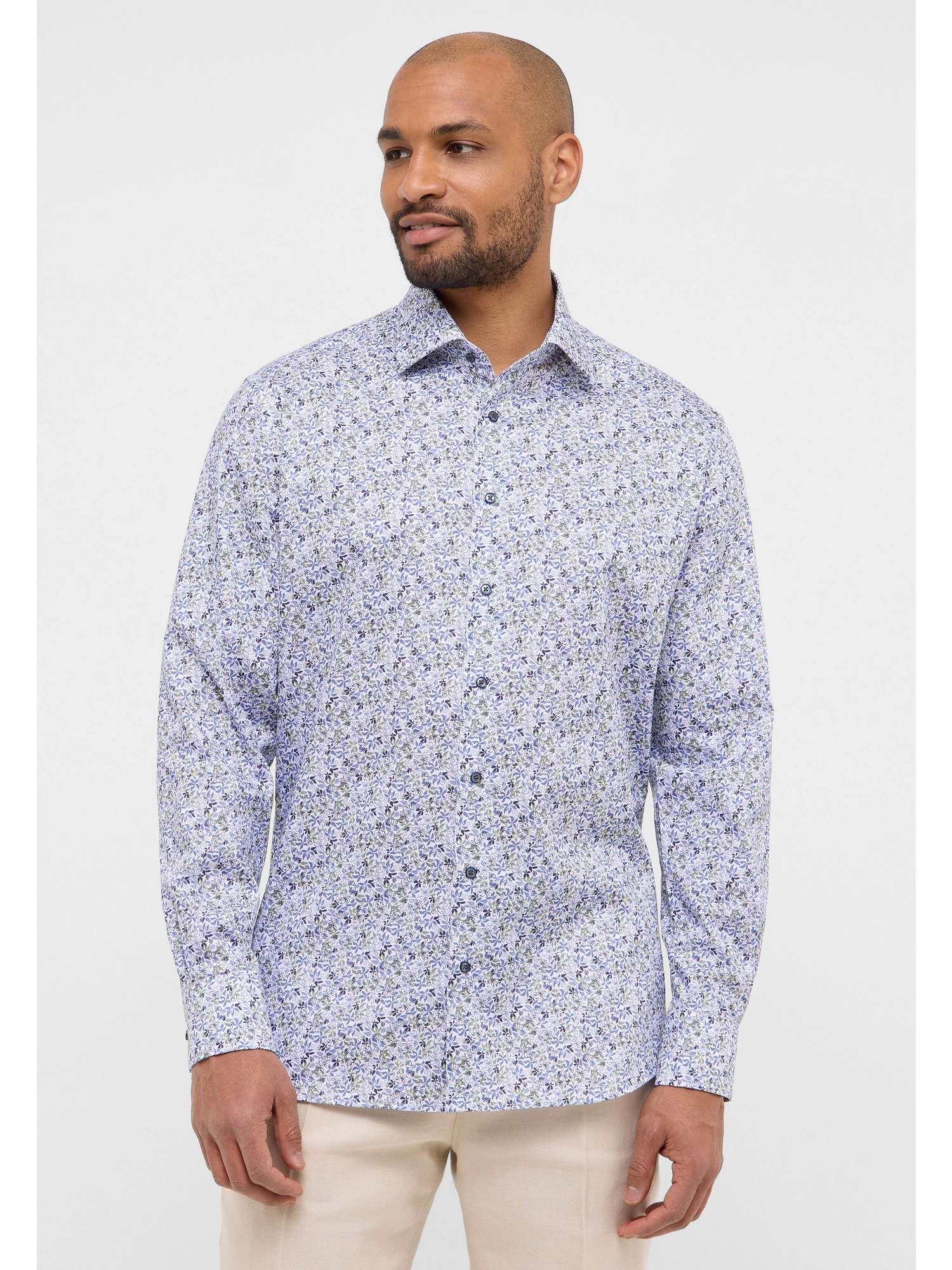 Eterna Modern fit Skjorte 4221/X18K Green