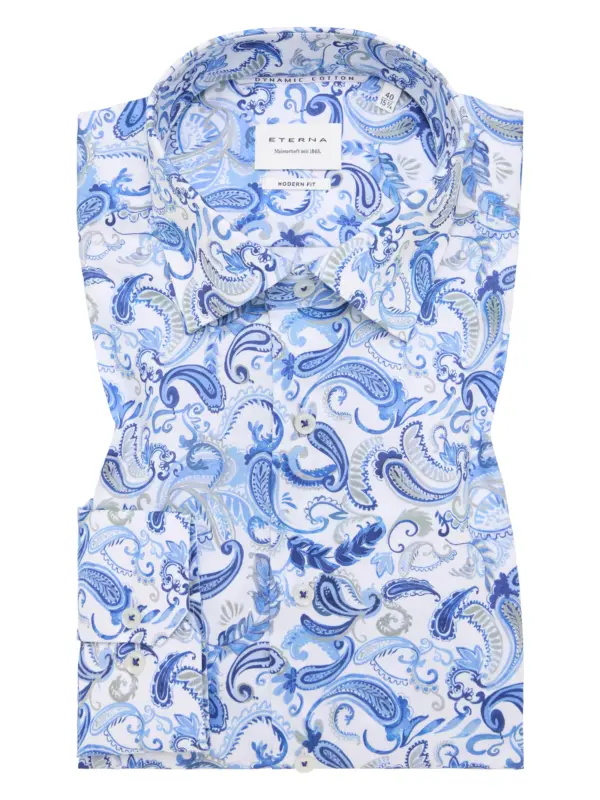 Eterna Modern fit Skjorte 4503/X18K Blue