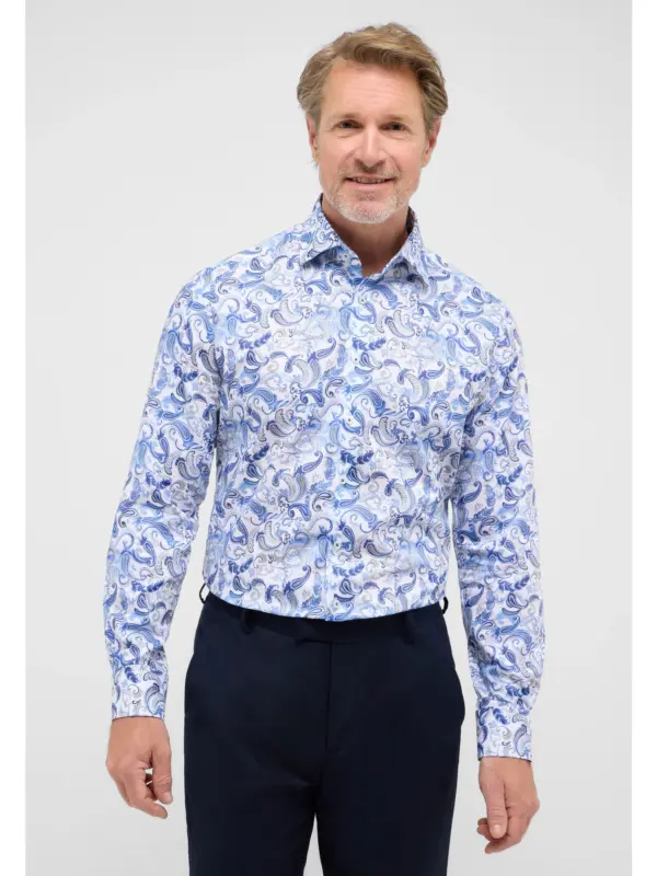 Eterna Modern fit Skjorte 4503/X18K Blue