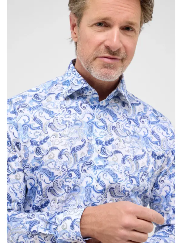 Eterna Modern fit Skjorte 4503/X18K Blue