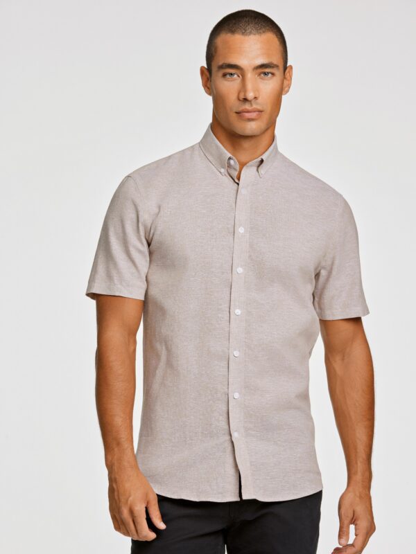 Lindbergh Skjorte 30-203345R Sand