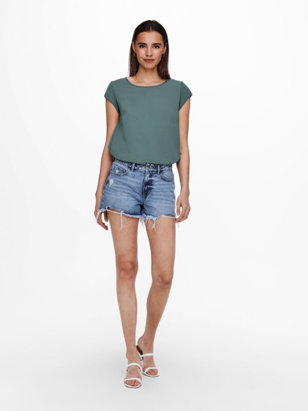ONLY ONLVIC SS SOLID TOP NOOS WVN Balsam Green