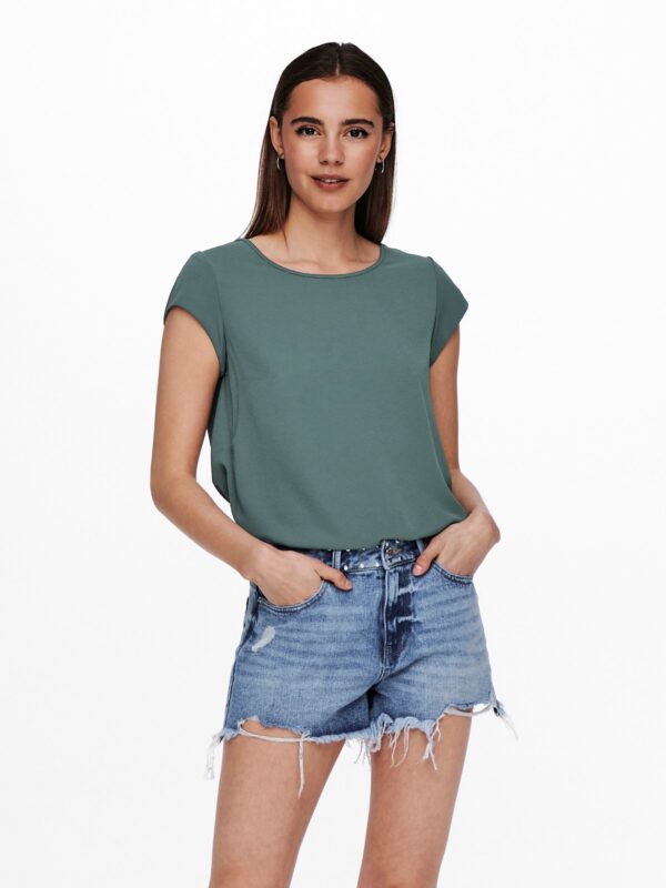 ONLY ONLVIC SS SOLID TOP NOOS WVN Balsam Green