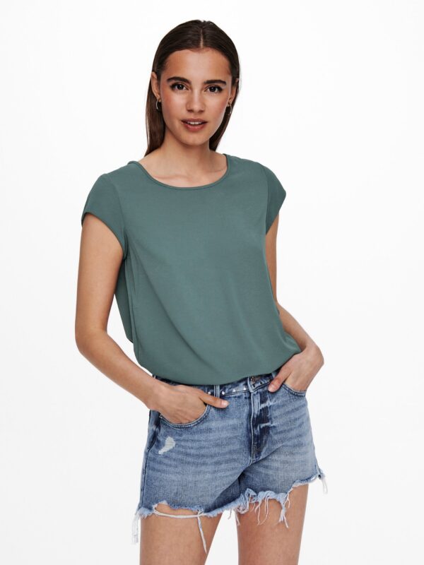 ONLY ONLVIC SS SOLID TOP NOOS WVN Balsam Green