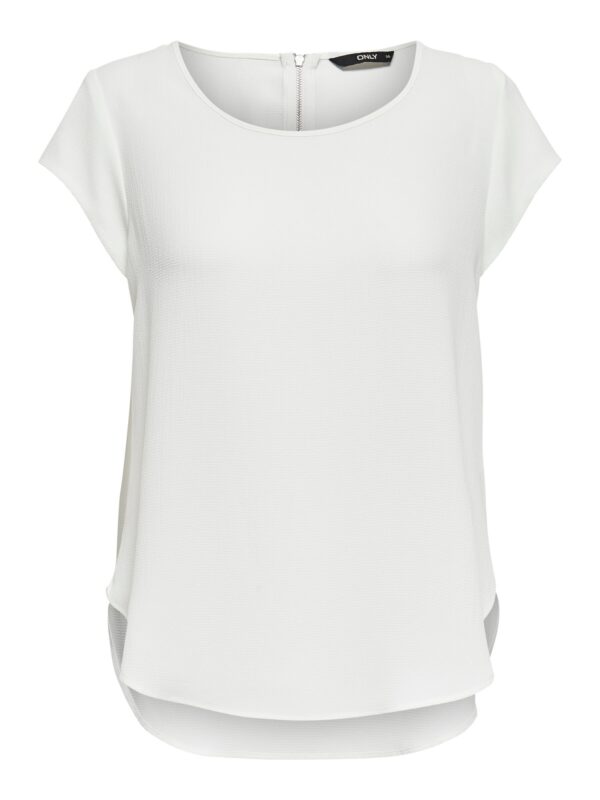 ONLY ONLVIC S/S SOLID TOP NOOS WVN Cloud Dancer