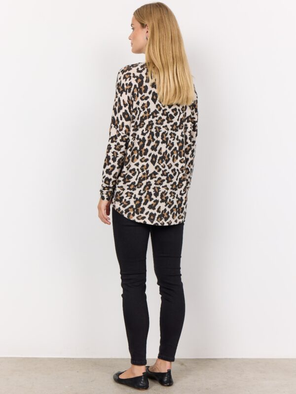 Soyaconcept SC-BIARA AOP 138 Pullover Desert Brown Melange