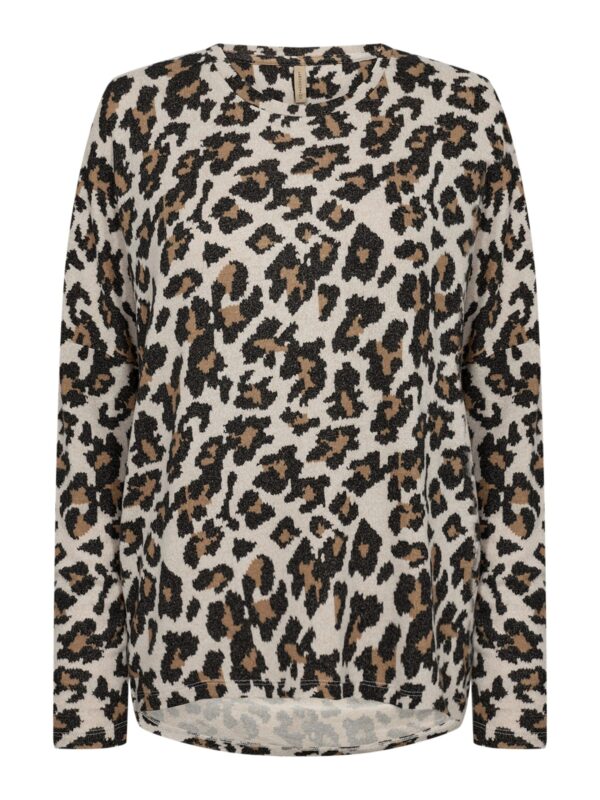 Soyaconcept SC-BIARA AOP 138 Pullover Desert Brown Melange