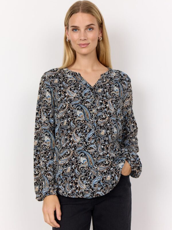 Soyaconcept SC-NATALIA 1 Bluse Flint Blue Combi