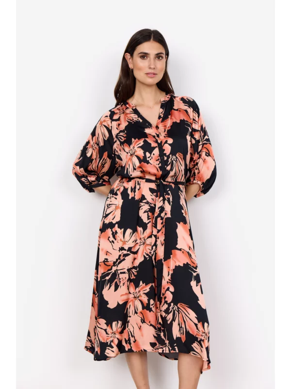 Soyaconcept SC-PEACH 4 Kjole PEACH PINK COMBI