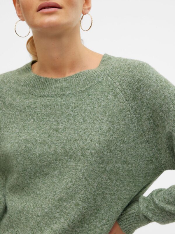Vero Moda VMDOFFY LS O-NECK BLOUSE GA NOOS Laurel Wreath MELANGE
