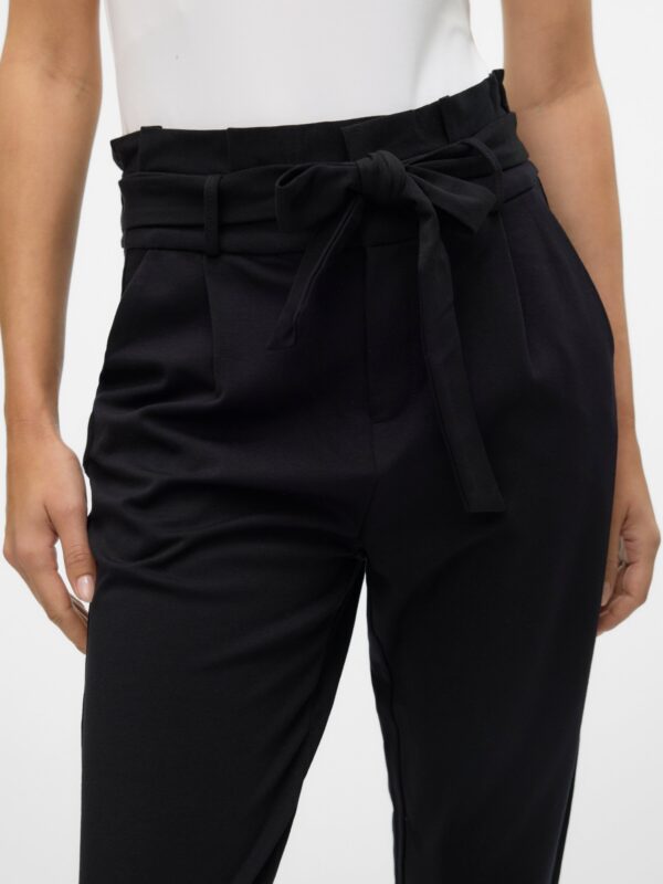 Vero Moda VMEVA HW LOOSE PAPERBAG PANT NOOS Black