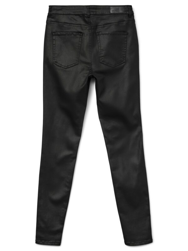 Vero Moda VMFLASH MR SKINNY COATED PANTS NOOS Black