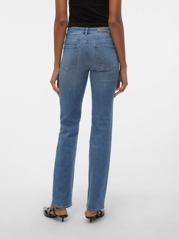 Vero Moda VMFLASH MR STRAIGHT JEANS LI347 GA NOOS Medium Blue Denim