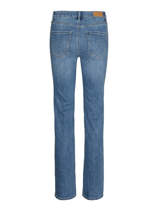 Vero Moda VMFLASH MR STRAIGHT JEANS LI347 GA NOOS Medium Blue Denim