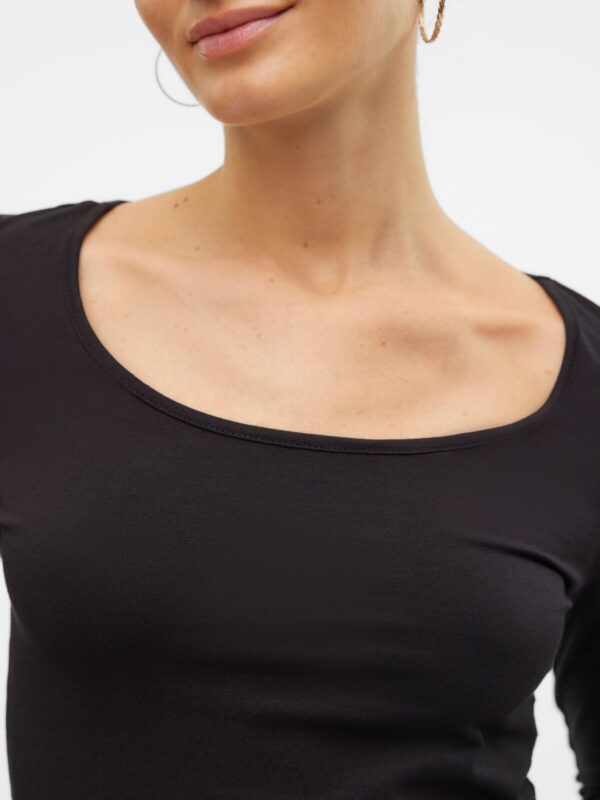 Vero Moda VMMAXI MY LS SOFT UNECK NOOS Black