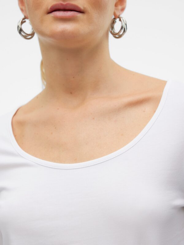 Vero Moda VMMAXI MY LS SOFT UNECK NOOS Bright White