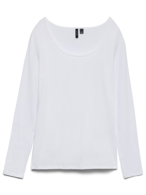 Vero Moda VMMAXI MY LS SOFT UNECK NOOS Bright White