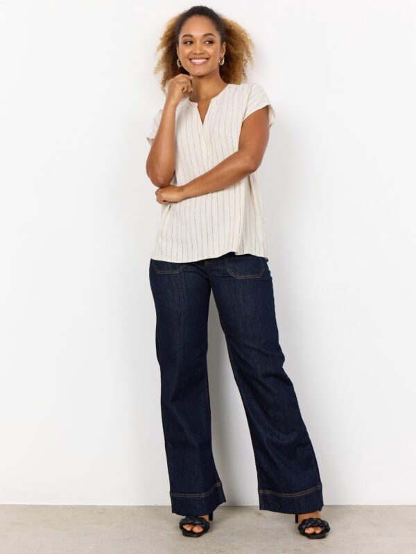 Soyaconcept SC-POULA 1 Bluse Cream Combi