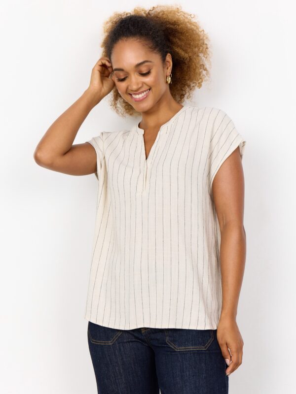 Soyaconcept SC-POULA 1 Bluse Cream Combi
