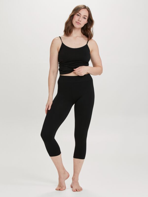DECOY Seamless Capri Leggings Black