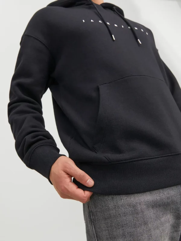 Jack & Jones JJESTAR JJ SWEAT HOOD NOOS Hoodie Black