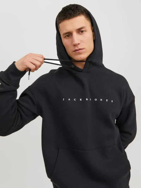 Jack & Jones JJESTAR JJ SWEAT HOOD NOOS Hoodie Black