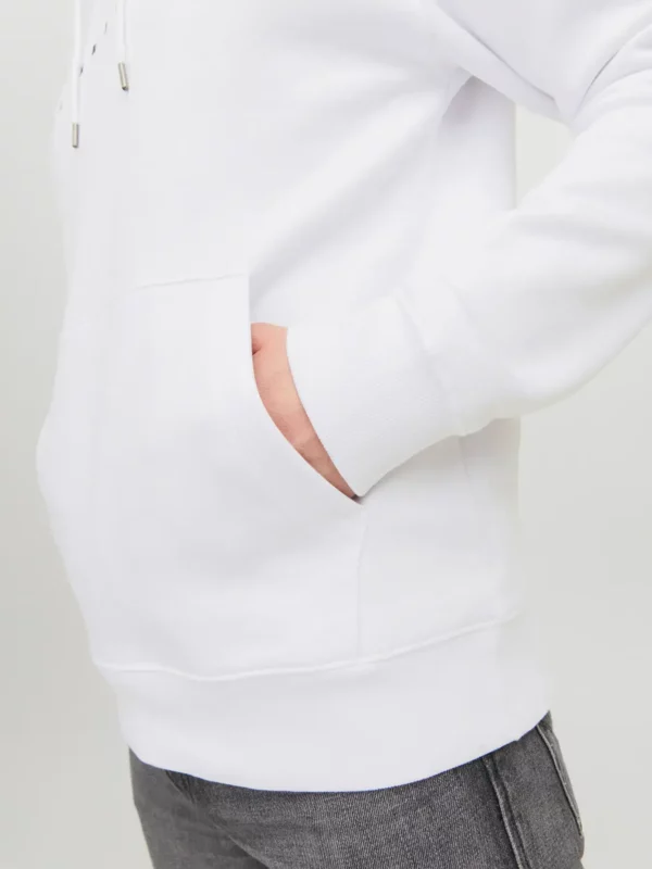 Jack & Jones JJESTAR JJ SWEAT HOOD NOOS Hoodie White