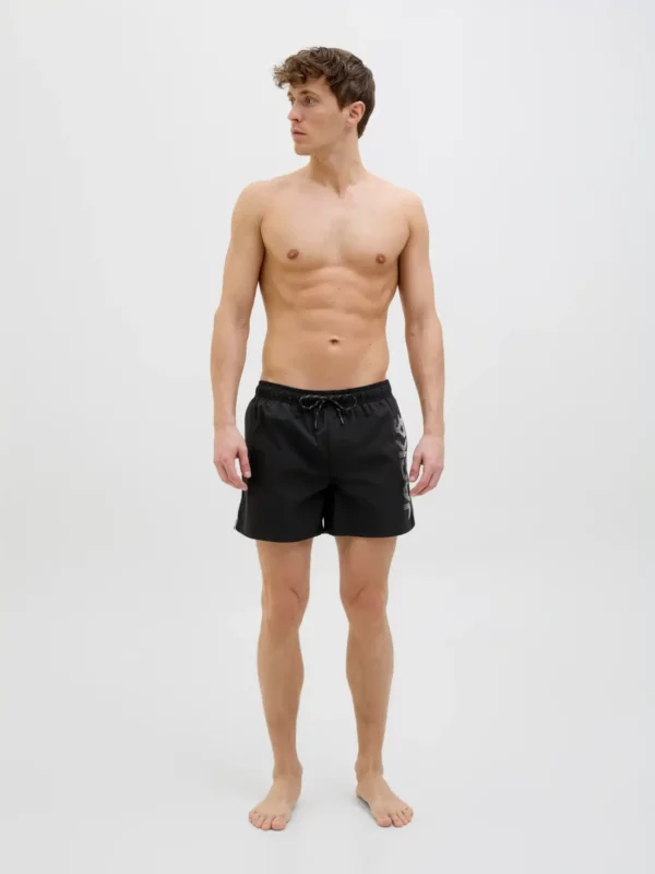 Jack & Jones JPSTMAUI JJSWIM SPLICE LOGO AKM SN Shorts Black