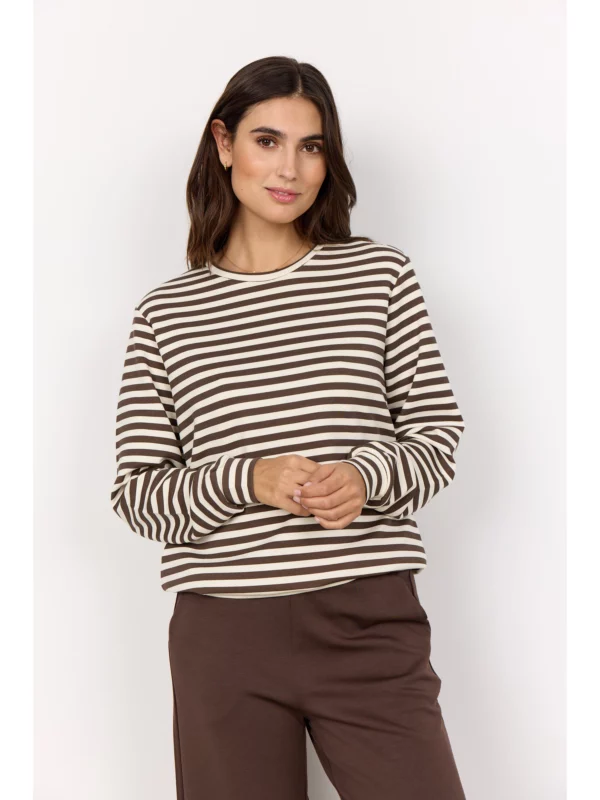 Soyaconcept SC-BARNI 42 Sweatshirt HOT FUDGE COMBI