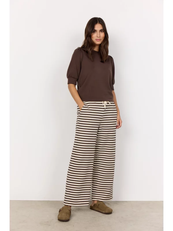 Soyaconcept SC-BARNI 43 Sweatpant HOT FUDGE COMBI