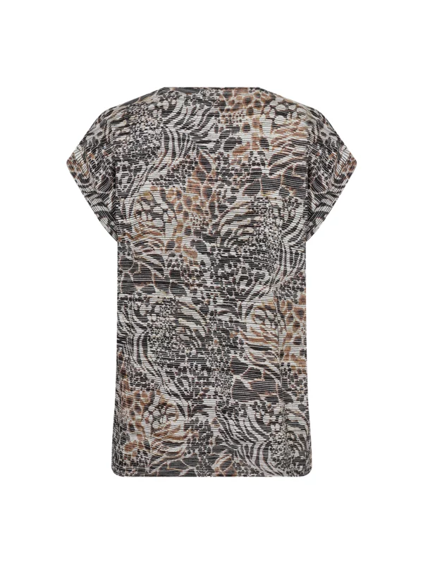 Soyaconcept SC-GALINA 55 T-shirt HOT FUDGE COMBI