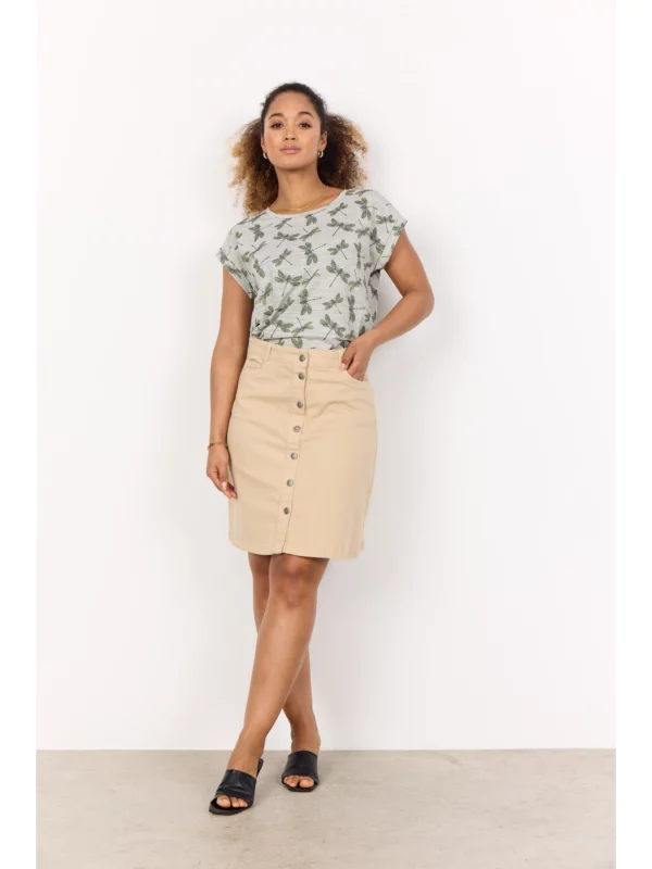 Soyaconcept SC-GALINA 58 T-shirt CALLISTE GREEN COMBI