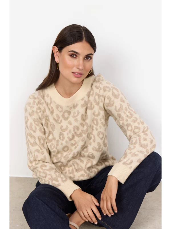 Soyaconcept SC-INE 3 Pullover CREAM MELANGE COMBI