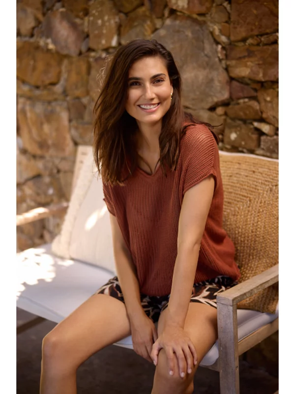 Soyaconcept SC-LAURETTE 4 T-shirt RUSTY