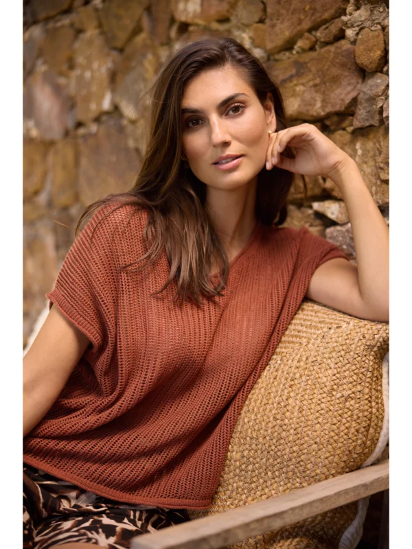 Soyaconcept SC-LAURETTE 4 T-shirt RUSTY