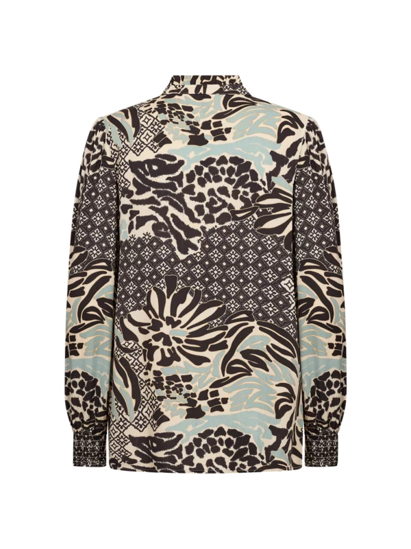 Soyaconcept SC-OLETTE 1 Bluse MINERAL GREEN COMBI