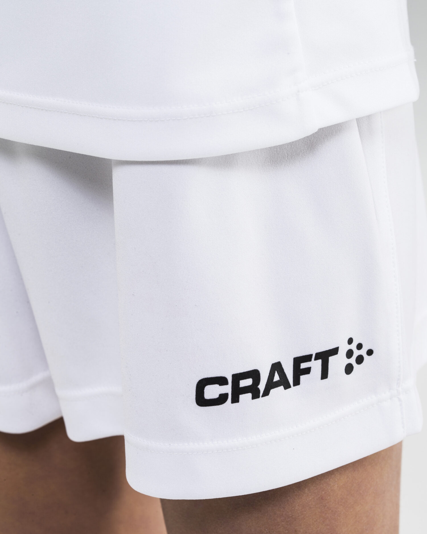 Craft Squad Go Short Solid Jr 1905586 White