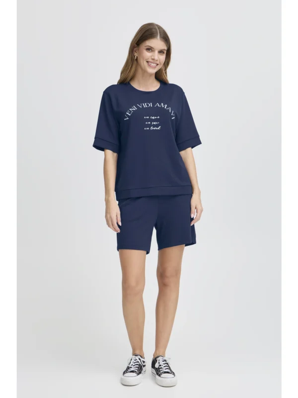 Fransa FRAURORA SHO 1 Shorts Navy Blazer