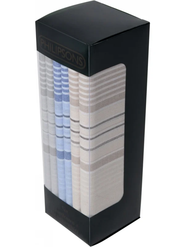 Philipsons Lommetørklæder 6-Pak 25-69-0-2 Multicolor