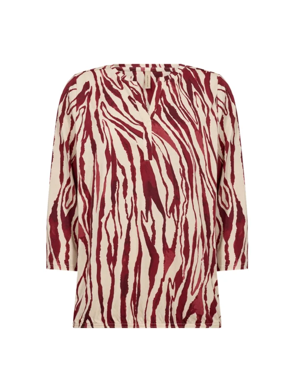Soyaconcept SC-FELICITY AOP 521 Bluse 27201-4780C RED COMBI