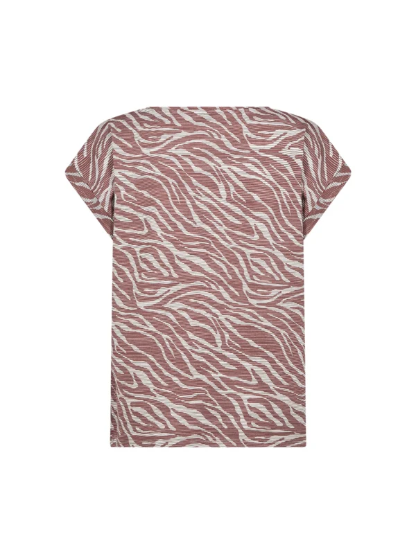 Soyaconcept SC-GALINA 60 T-shirt 27125 MINERAL RED COMBI