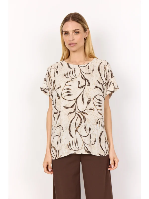 Soyaconcept SC-SABIRA 1 Bluse 41341 SAND COMBI