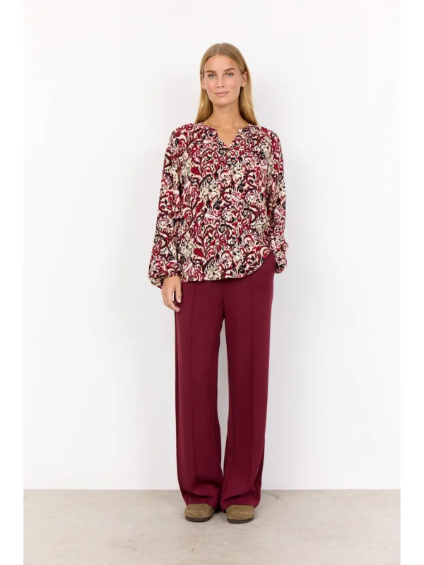 Soyaconcept SC-VAVA 1 Skjorte 41419-4780C RED COMBI