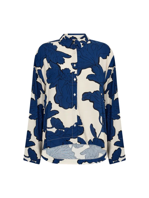 Soyaconcept SC-VIGDIS 2 Skjorte 41418-6832C ESTATE BLUE COMBI