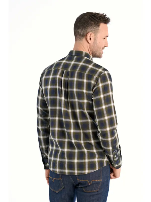 Bison Brushed Skjorte 80-202320 ARMY