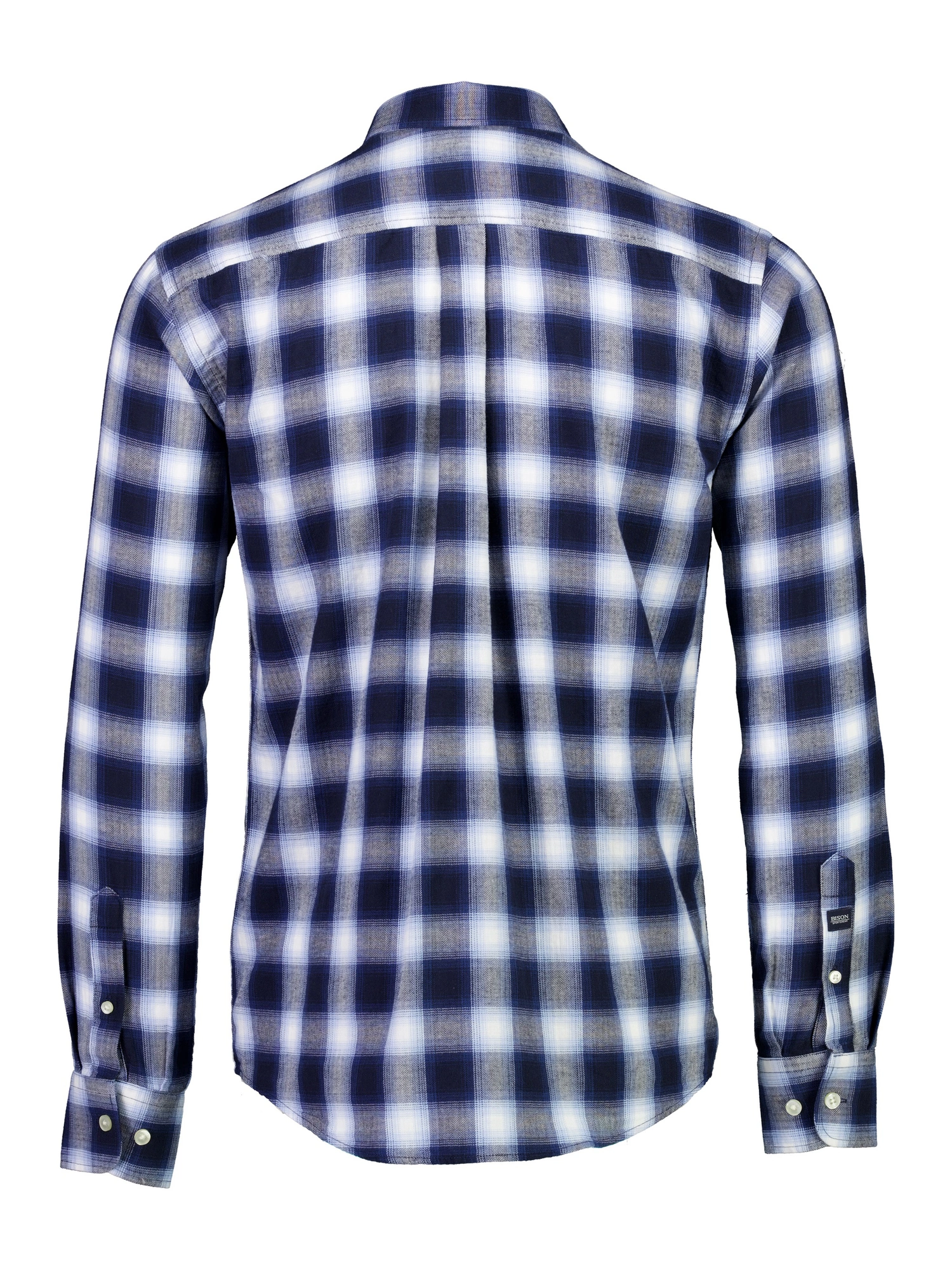 Bison Brushed Skjorte 80-202320 NAVY