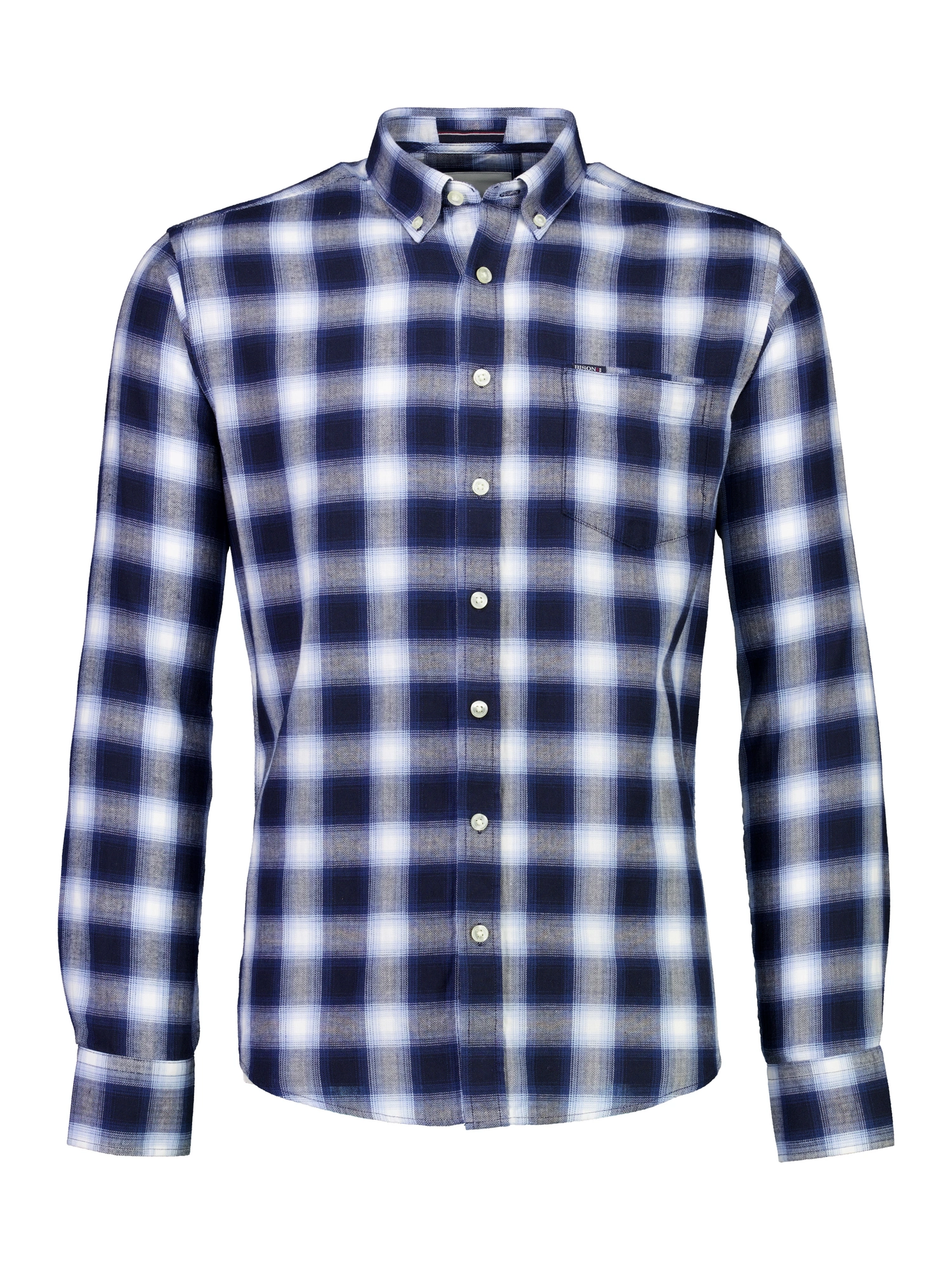 Bison Brushed Skjorte 80-202320 NAVY